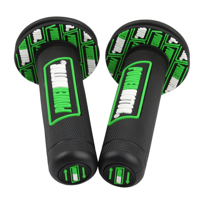 🎯⚡ Poignées Powermotor – Protection Guidon en Caoutchouc Gel, 7/8" 22mm, 24mm pour Motocross & Dirt Bike - GoDiscount