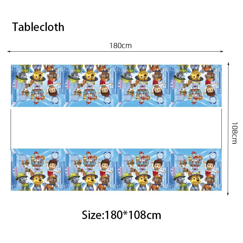 Décoration Anniversaire PAW Patrol – Set Complet Fournitures de Fête : Assiettes, Serviettes, Ballons & Accessoires - GoDiscount