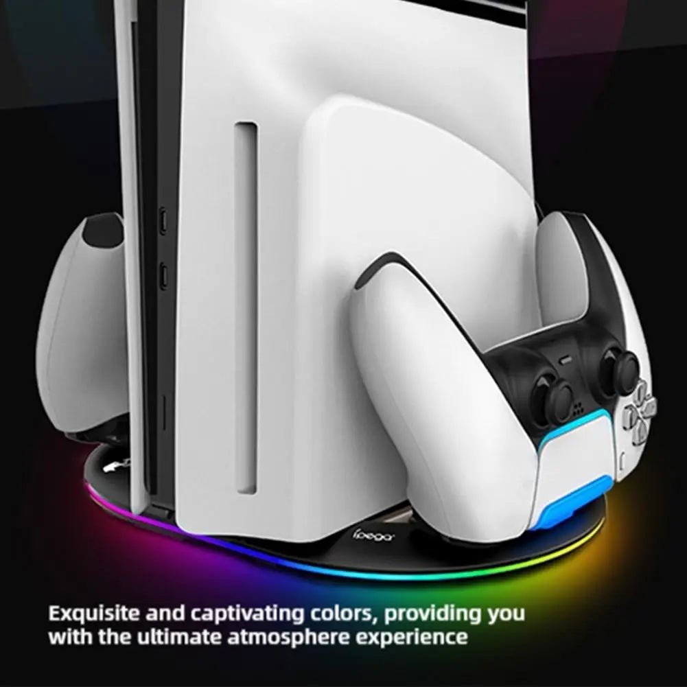 Support Vertical RGB pour PS5 Slim/Pro avec Système de Refroidissement – Accessoire Gaming - GoDiscount