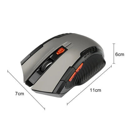 Souris Sans Fil 2.4G 1600DPI – Souris Optique Gamer 6 Boutons pour PC & Ordinateur Portable - GoDiscount
