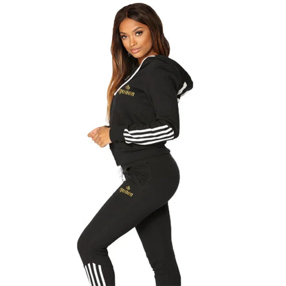 ⭐ Ensemble Sport Femme 2025 – Hoodie Zippé & Pantalon Jogging | Look Casual Chic & Confort Outdoor