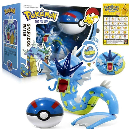 ⭐ Figurines Pokémon + Pokéball – Pikachu, Carapuce, Salamèche - GoDiscount