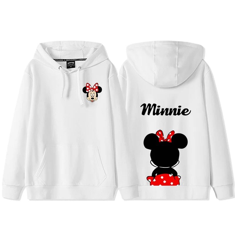 Sweat à Capuche Mickey Mouse – Tenue d’Automne Couple / Amis | Hoodie Décontracté Femme Style Disney - GoDiscount