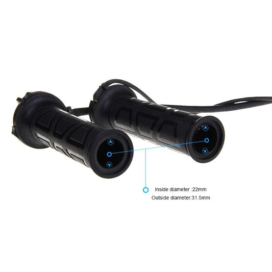 1️⃣ 🔥🏍️ Poignées Chauffantes Moto 22mm – Grips Universels Ajustables, Chauffe Poignées pour ATV, Moto, Véhicules Offroad - GoDiscount