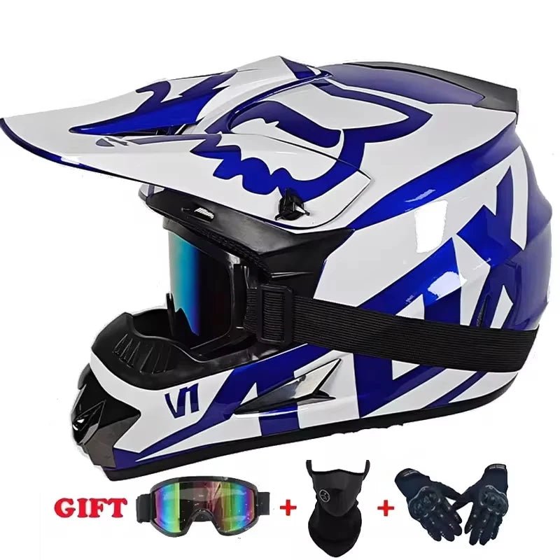 🏍️🎉 Casque Moto Enfant – Casco Moto Off - Road DOT | Protection Sécurisée pour Jeunes & Ados - GoDiscount