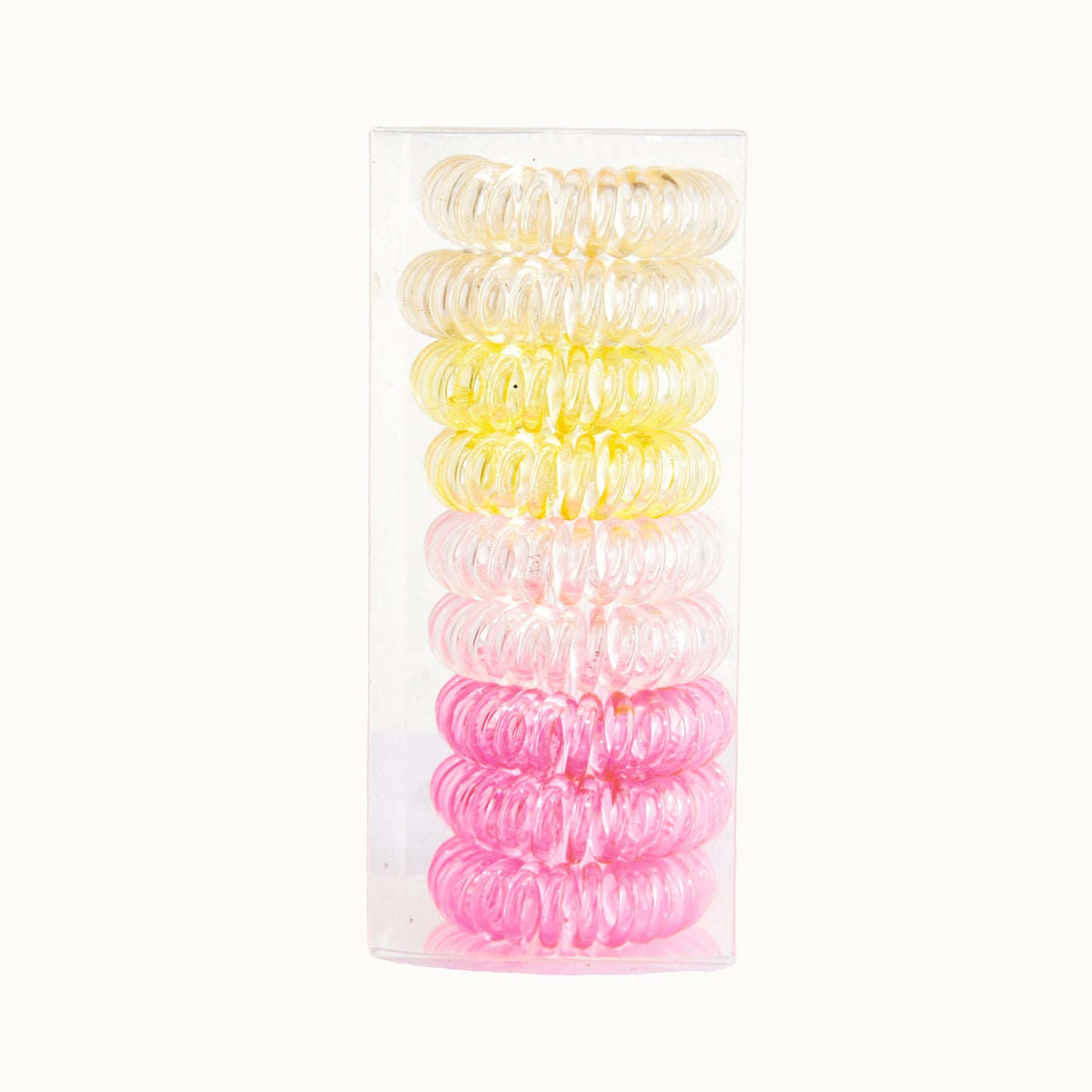 9 Pcs Spiral Hair Ties No Crease, Coil Hair Ties, Phone Cord Hair Ties, Women Ponytail Holder Elastics