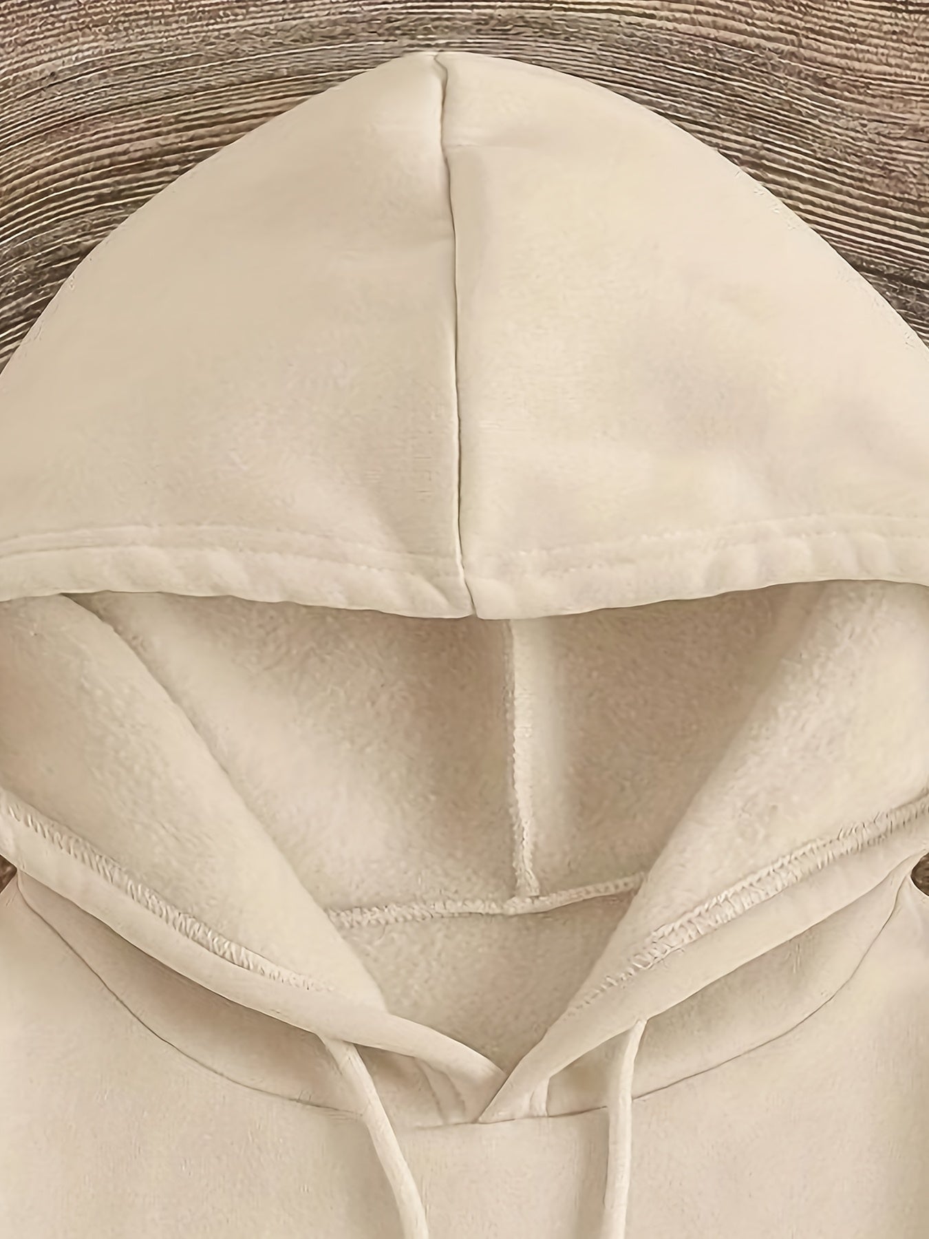 Women'S Chic Brown Hoodie with "Bichette" Print and Red Heart Design - Cozy Long Sleeve Pullover with Kangaroo Pocket, Perfect for Casual Fall/Winter Wear, Casual Wear Hoodie | Chic Casual Style | Polyester Hoodie - GoDiscount