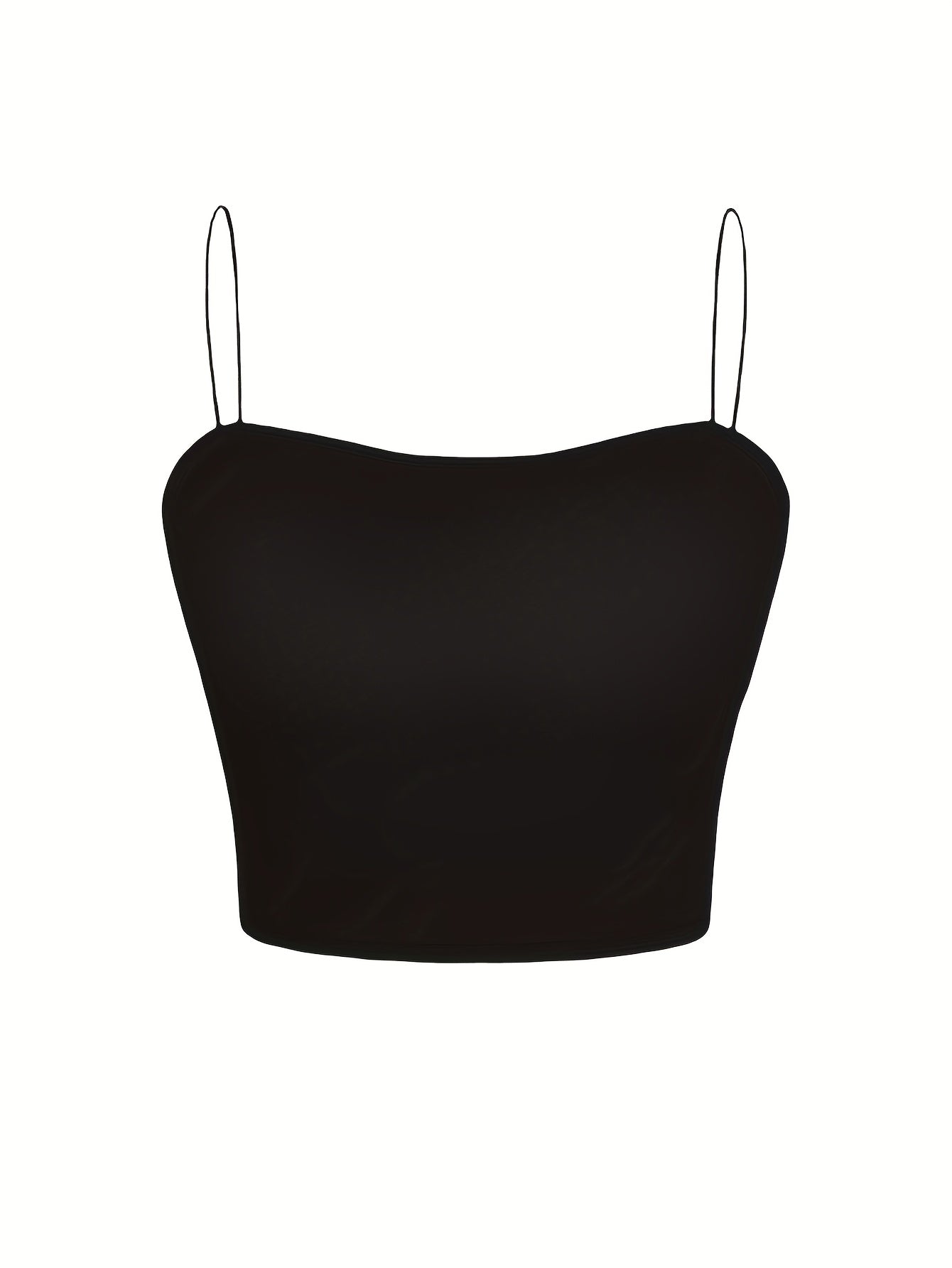 Sexy Women'S Suit, Fashionable And Versatile Solid Color Slit Bodycon Skirt And Thin Strap Camisole Top 2pcs Set, Slim And Sexy Suit, Suitable for Dinner Party Lovers, Off Shoulder Top Xx, Strapless Bra/top, Crop Singlet, Wom - GoDiscount