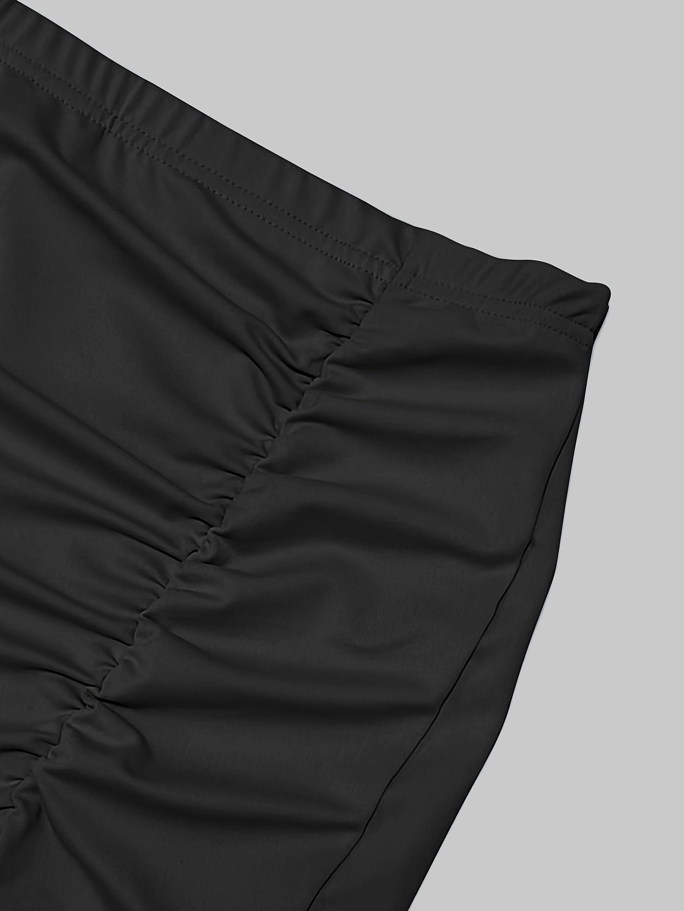 Sexy Women'S Suit, Fashionable And Versatile Solid Color Slit Bodycon Skirt And Thin Strap Camisole Top 2pcs Set, Slim And Sexy Suit, Suitable for Dinner Party Lovers, Off Shoulder Top Xx, Strapless Bra/top, Crop Singlet, Wom - GoDiscount