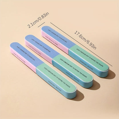7 Sides Nail Cuticle Polish Strip Tool - Easy Manicure and Pedicure with Clean Cut - GoDiscount