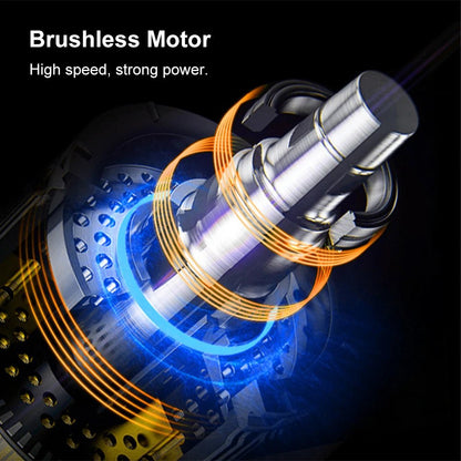 Drillpro Electric Power Tool Set 800N.M Electric Wrench Rotary Hammer 13mm Power Drill 125mm Angle Grinder For Mak 18V - GoDiscount